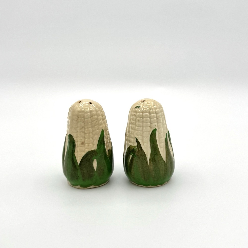Shawnee Corn Salt Pepper Shakers Vintage Farmhouse Country Cottage Decor READ